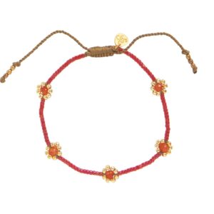 A Beautiful Story Armbånd Botanic Carnelian