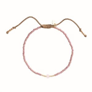 A Beautiful Story Armbånd Knowing Rose Quartz