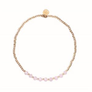 A Beautiful Story Armbånd Proud Rose Quartz