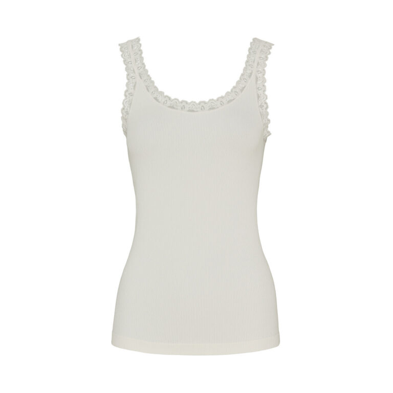 Tim & Simonsen Frida rib Top - Ivory