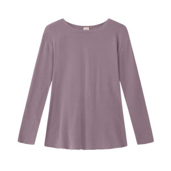 By Basics - Blusbar 4012 bluse øko-tex merino uld A-facon *Lavender*